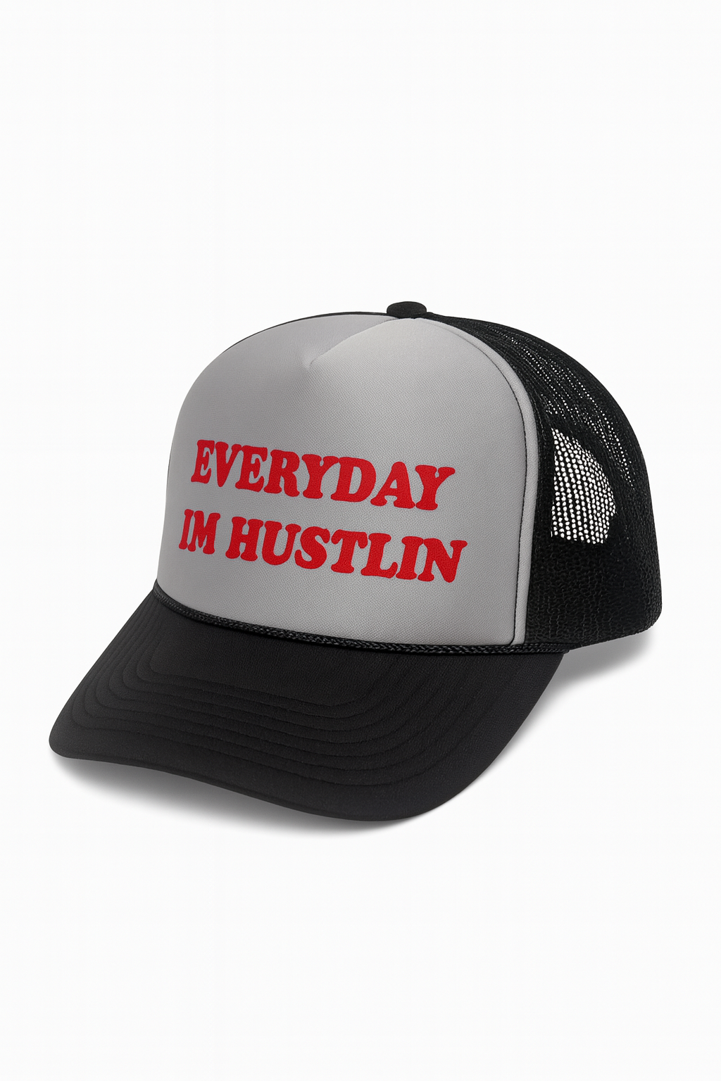 EVERDAY IM HU$TLIN HATS (PUFF PRINT)