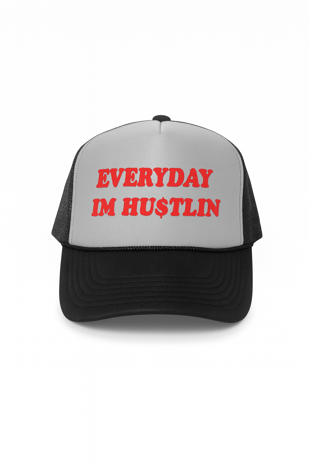 EVERDAY IM HU$TLIN HATS (PUFF PRINT)